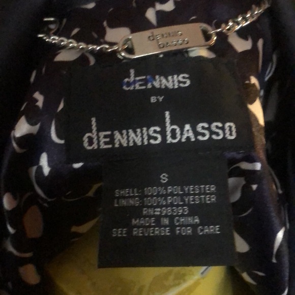DENNIS BASSO NAVY JACKET SIZE S - Picture 8 of 9